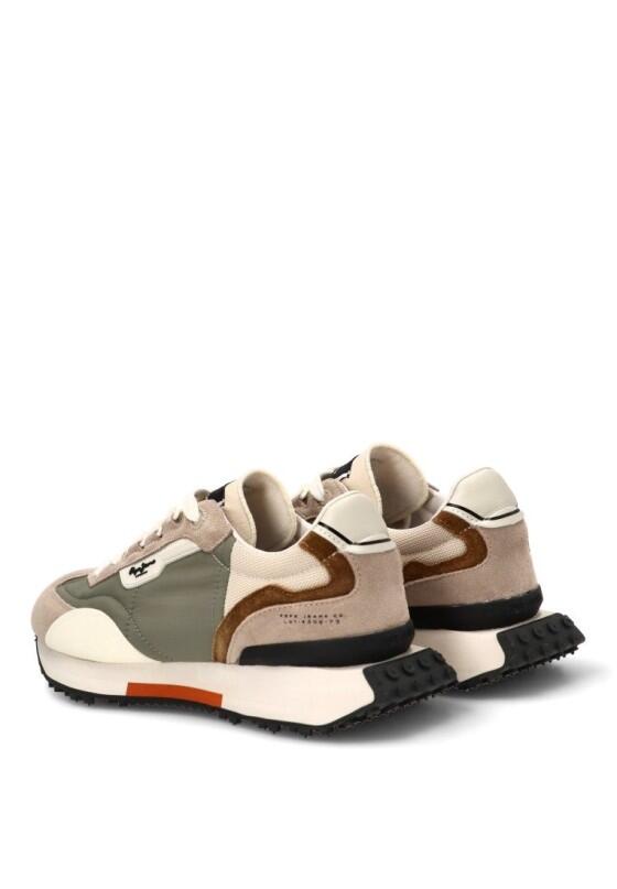 Deportivas Casual Hombre Suela Plana - Modelo Pms600023 Beige 4/6