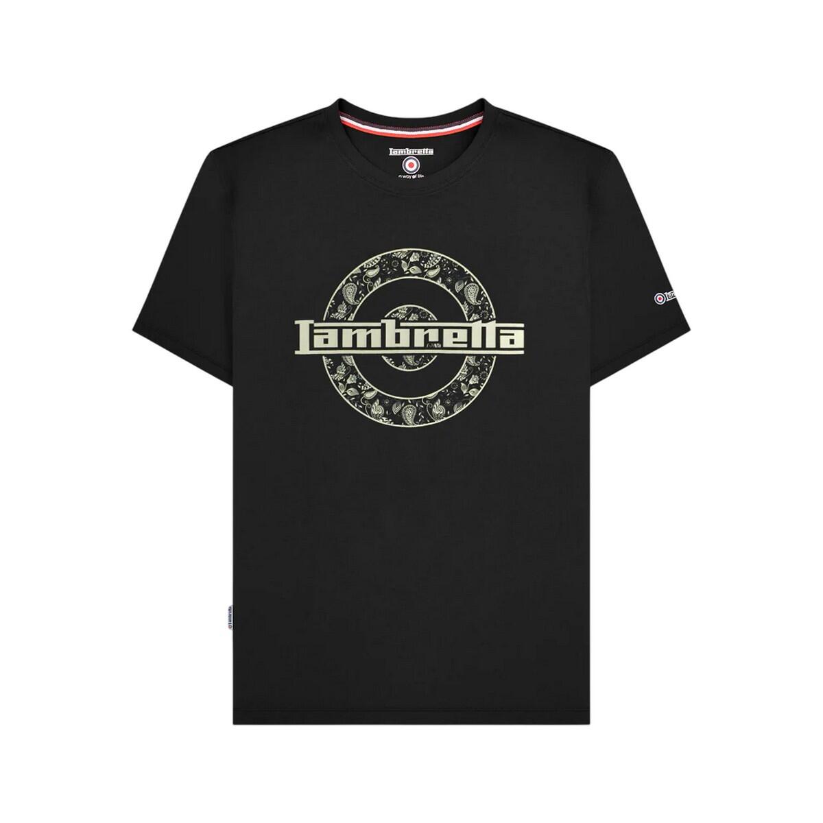 Lambretta Mens Paisley Target T-Shirt