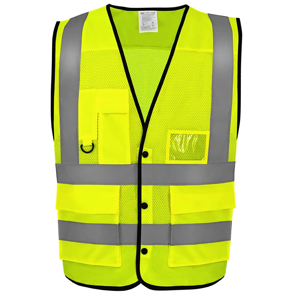 Yoko Unisex Adult Superior Eco Mesh Hi-Vis Waistcoat