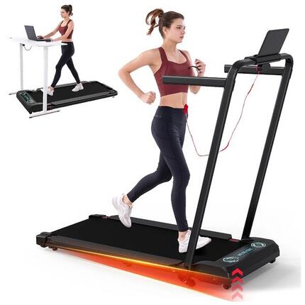 Tapis de Course CITYSPORTS Noir Inclinable 1-8km/h Pliable