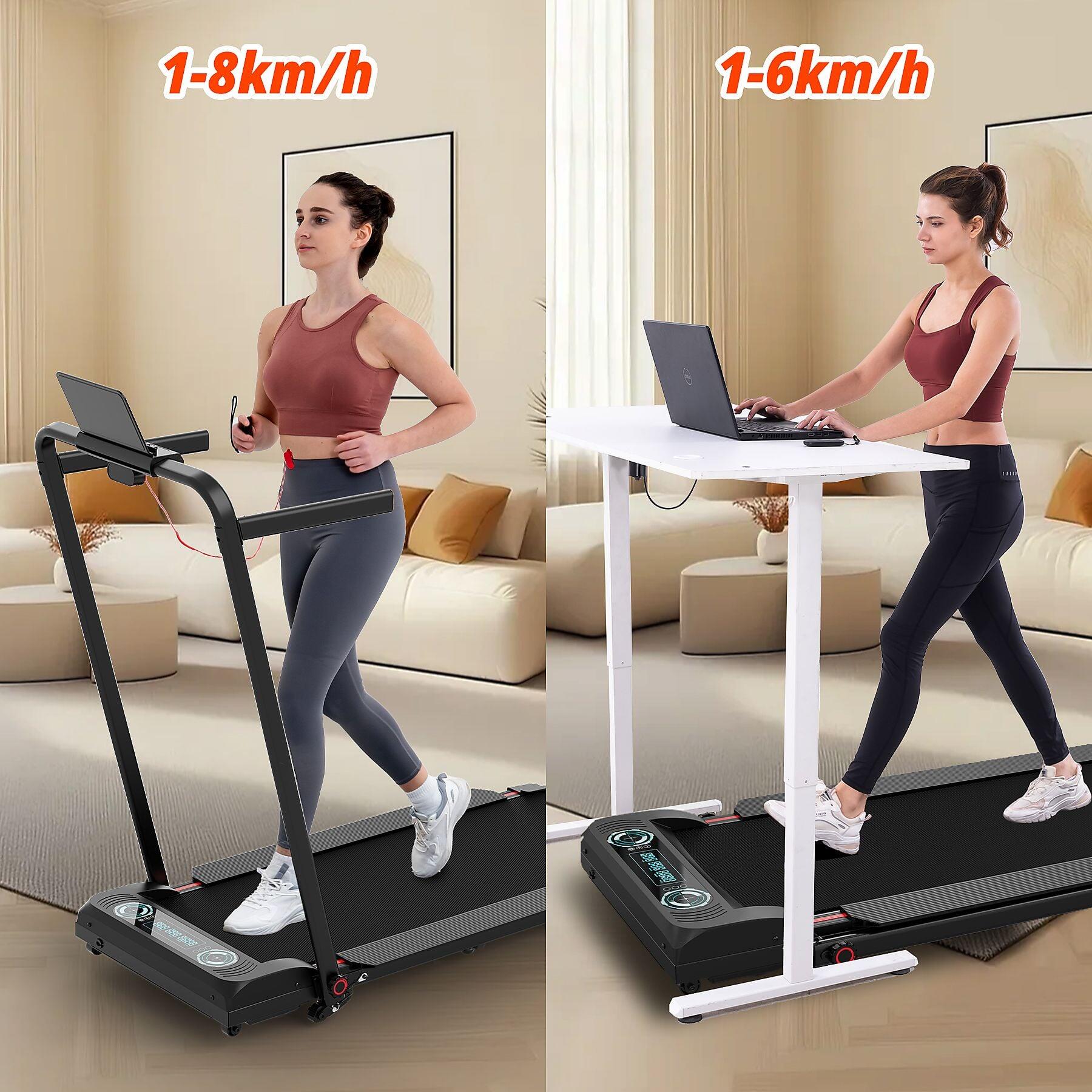 Passadeira CITYSPORTS Preto Inclinável 1-8km/h Dobrável 4/7