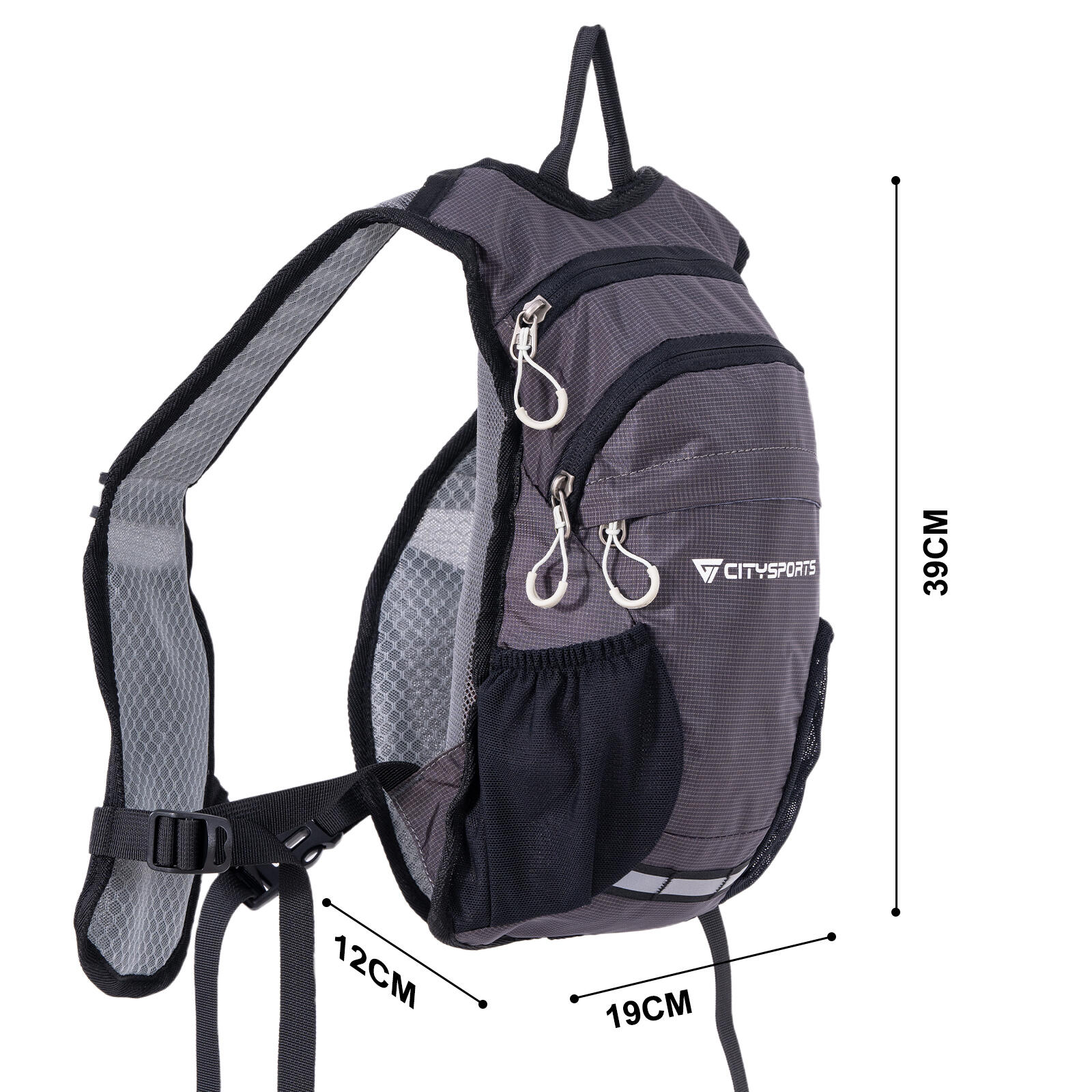 CITYSPORTS Mochila Senderismo 5L, Ultra-ligera para Ciclismo, 260g 5/7