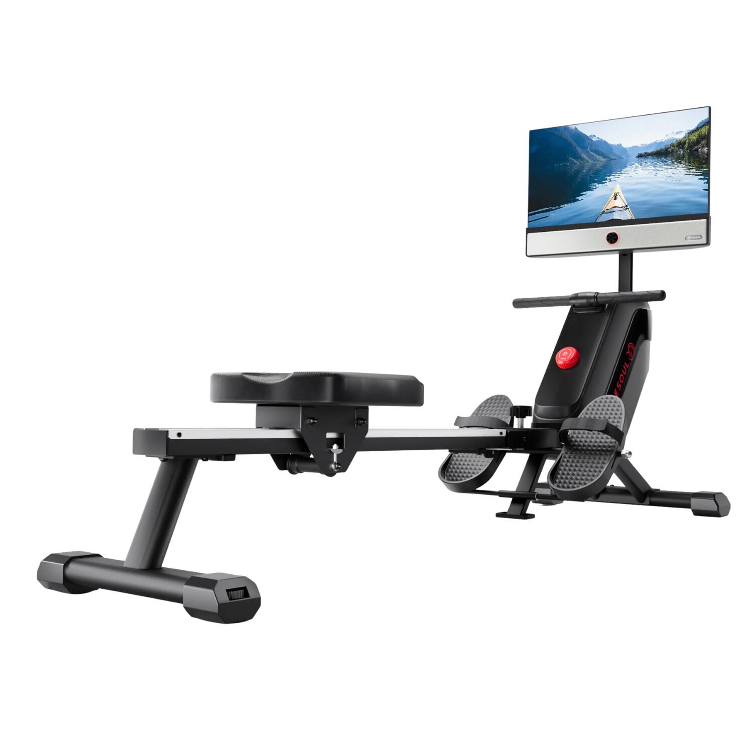Rowing Machine Model R1 plus (ฺBlack) can connect to App Yesoul Fitness, Zwift, Kinomap