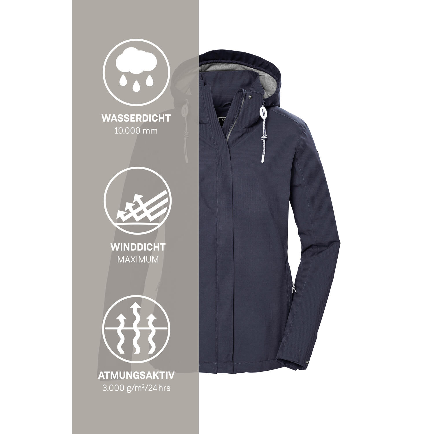 Damen Outdoorjacke KOS 61 6/7