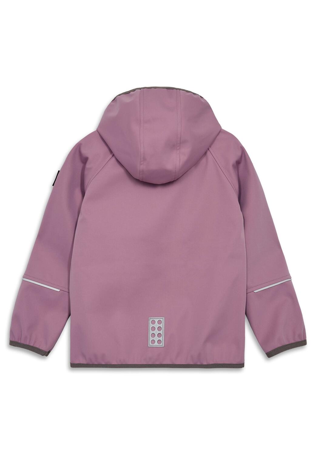 Kurtka Softshell Dziewczęca LEGO Sefrit200 Fioletowa 4/4
