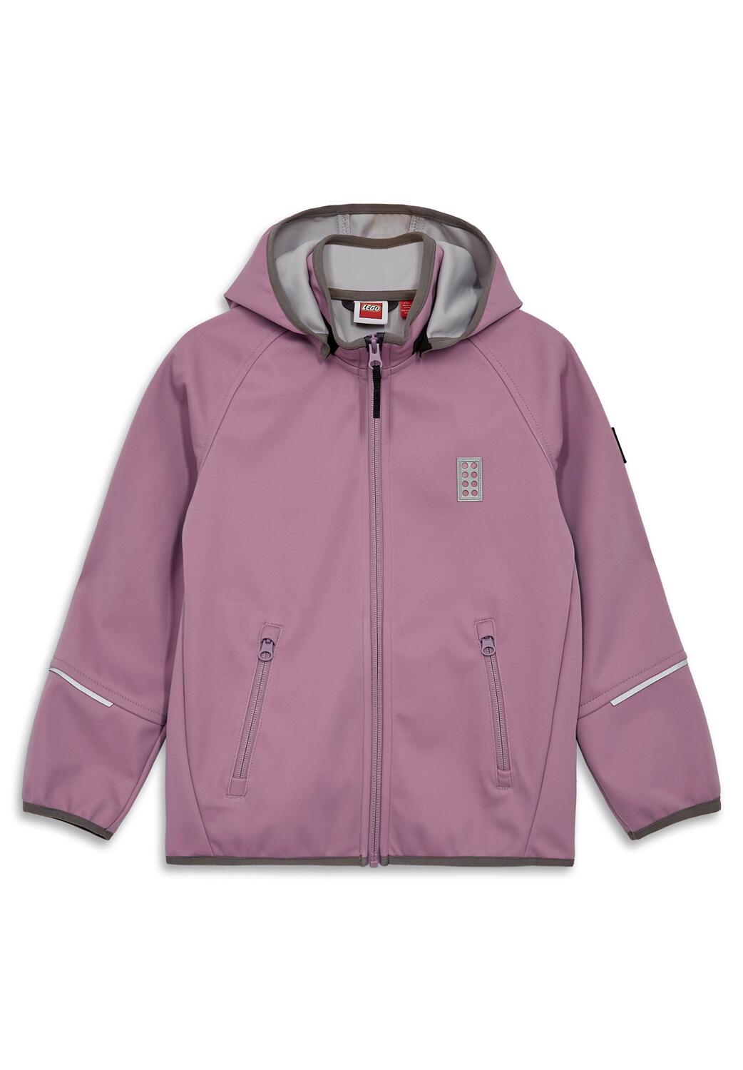 Kurtka Softshell Dziewczęca LEGO Sefrit200 Fioletowa 2/4
