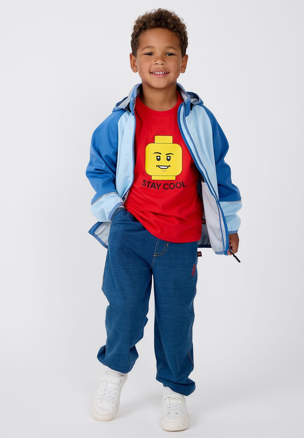Kurtka Softshell Chłopięca LEGO Sefrit200 Niebieska
