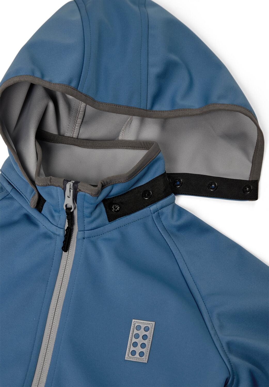 Kurtka Softshell Dziecięca LEGO Sefrit200 Niebieska 3/3