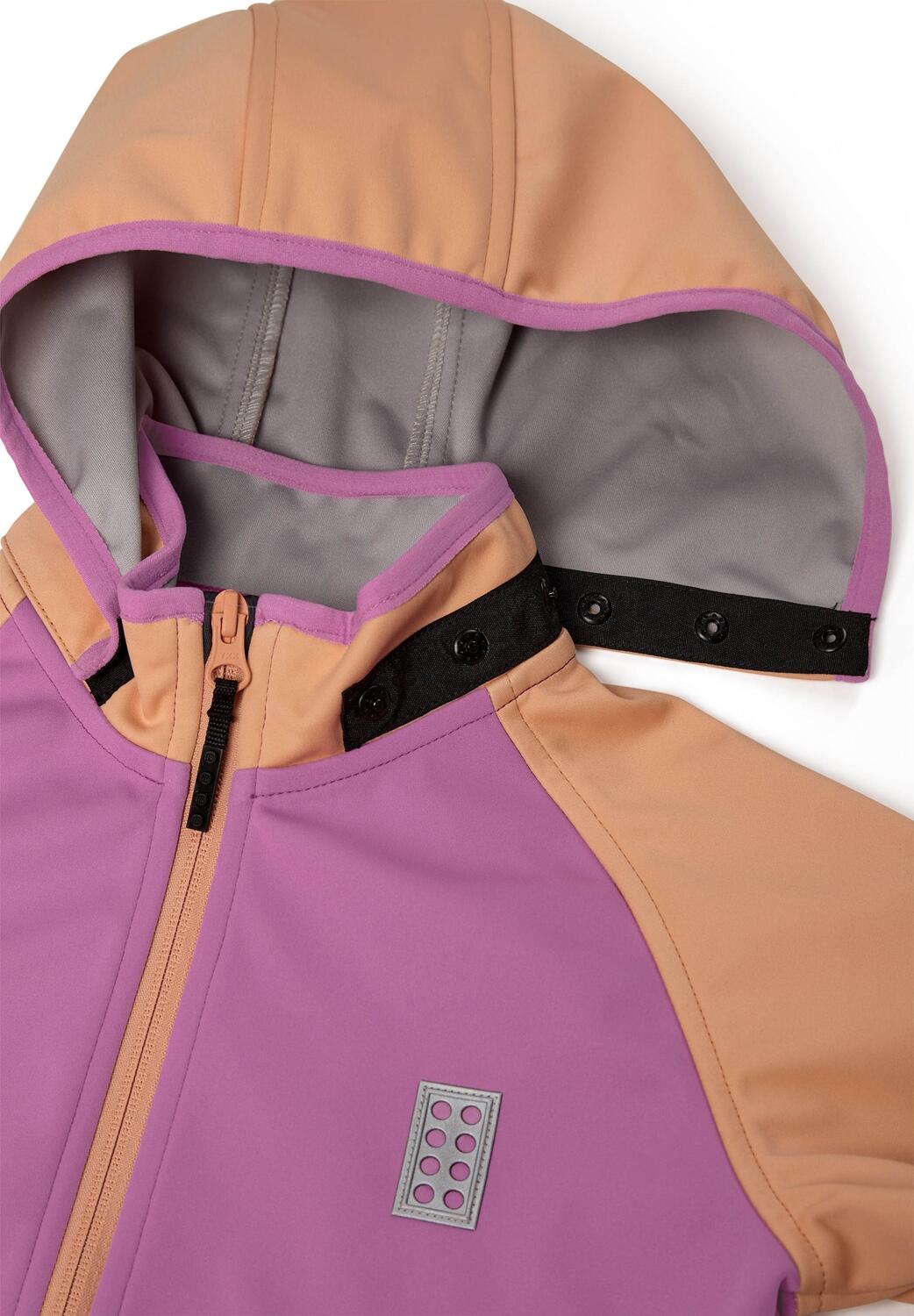 Kurtka Softshell Dziewczęca LEGO Sefrit200 Fuksjowa 3/3