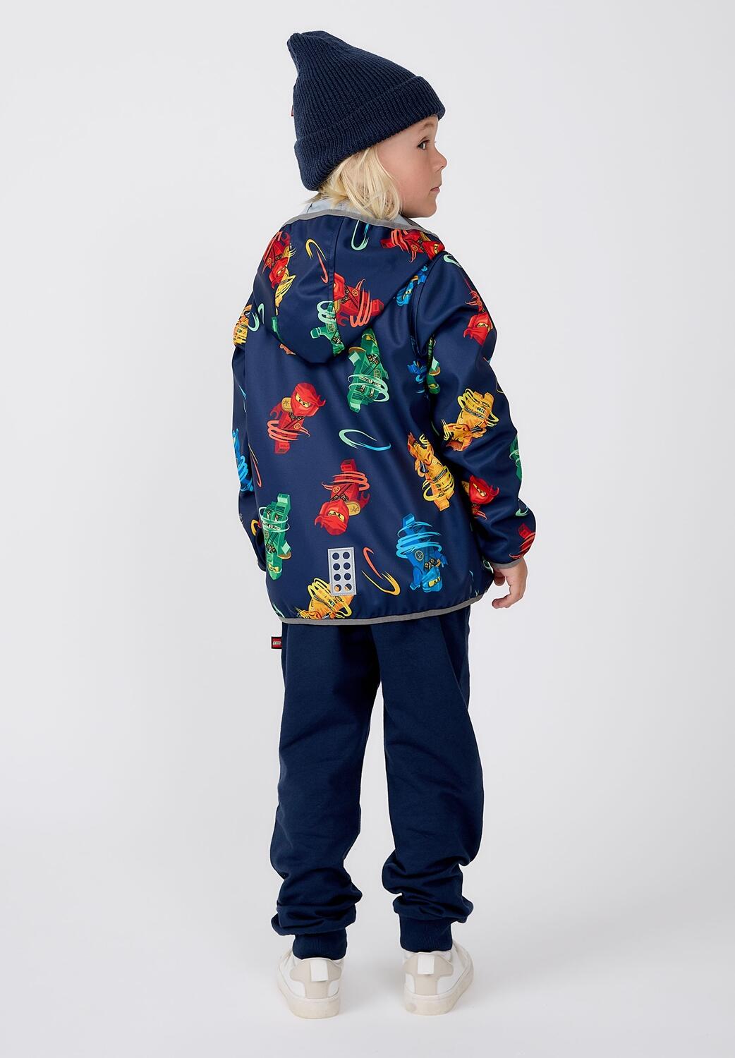 Kurtka Softshell Chłopięca LEGO Ninjago Sian200 Granatowa