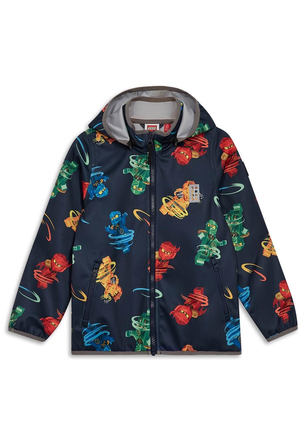 Kurtka Softshell Chłopięca LEGO Ninjago Sian200 Granatowa 4/5