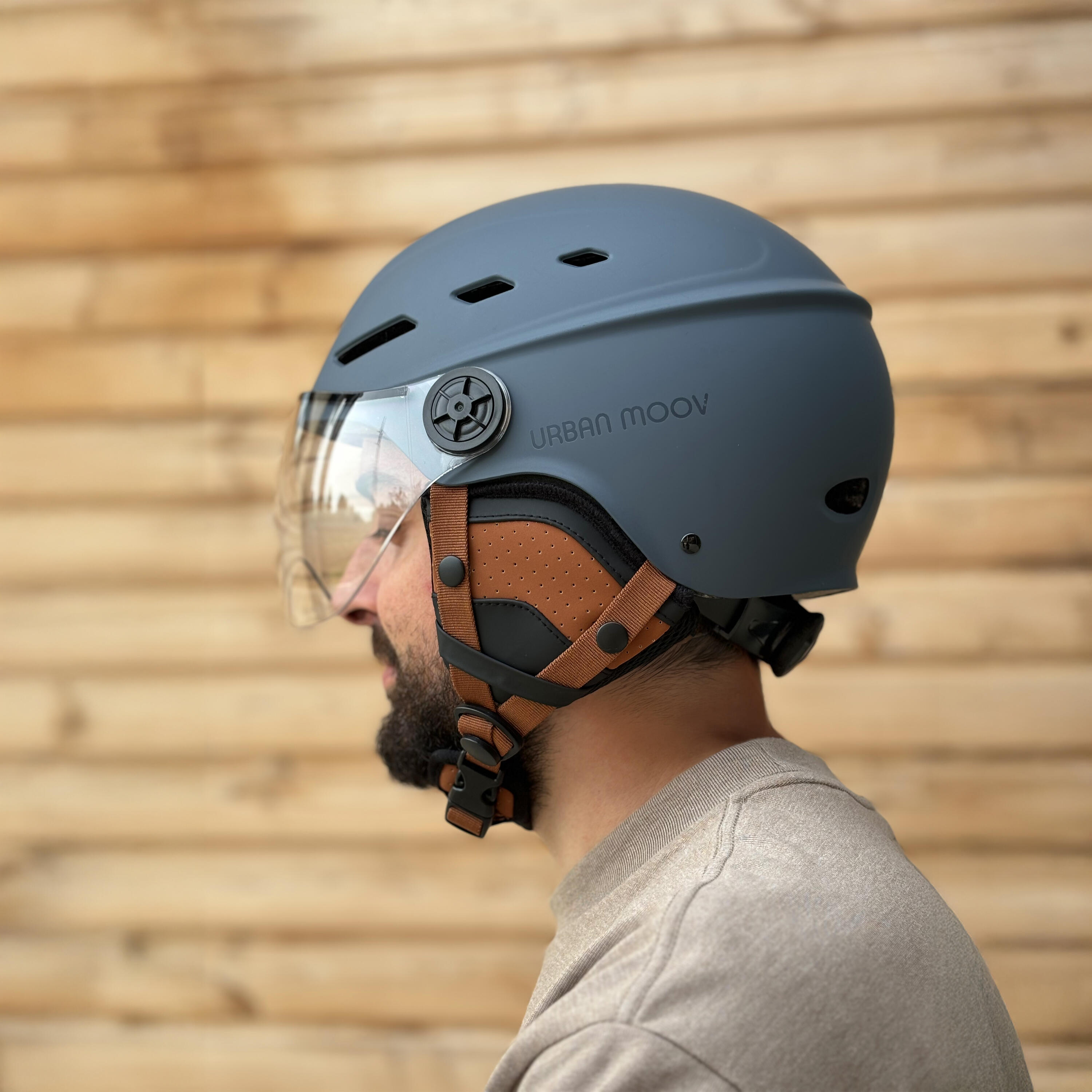 T'nB - Casque Visor avec visière Taille M (tour de tête 54-58 cm) - bleu 3/7