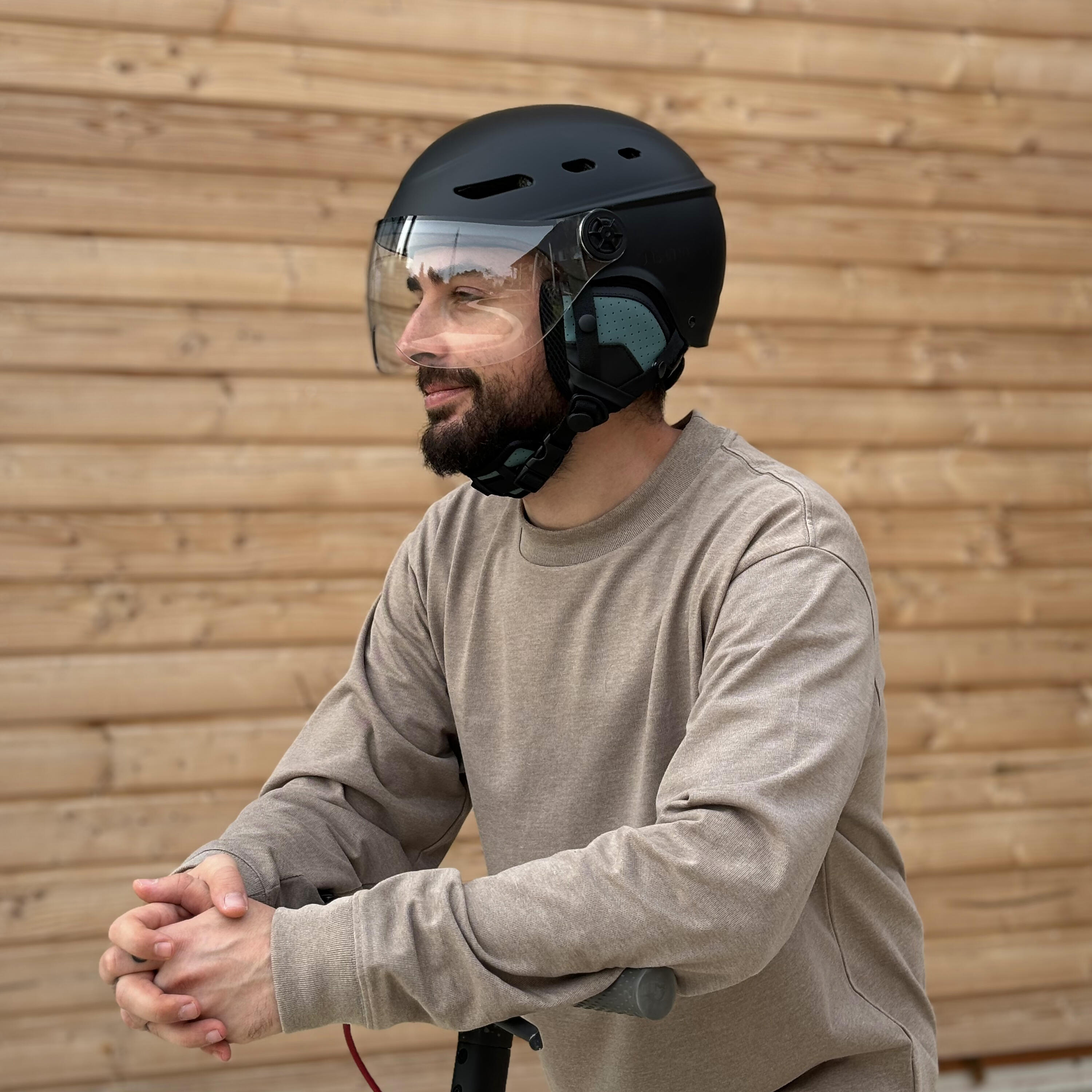 T'nB - Casque Visor avec visière Taille L (tour de tête 58-62 cm) - noir 3/7