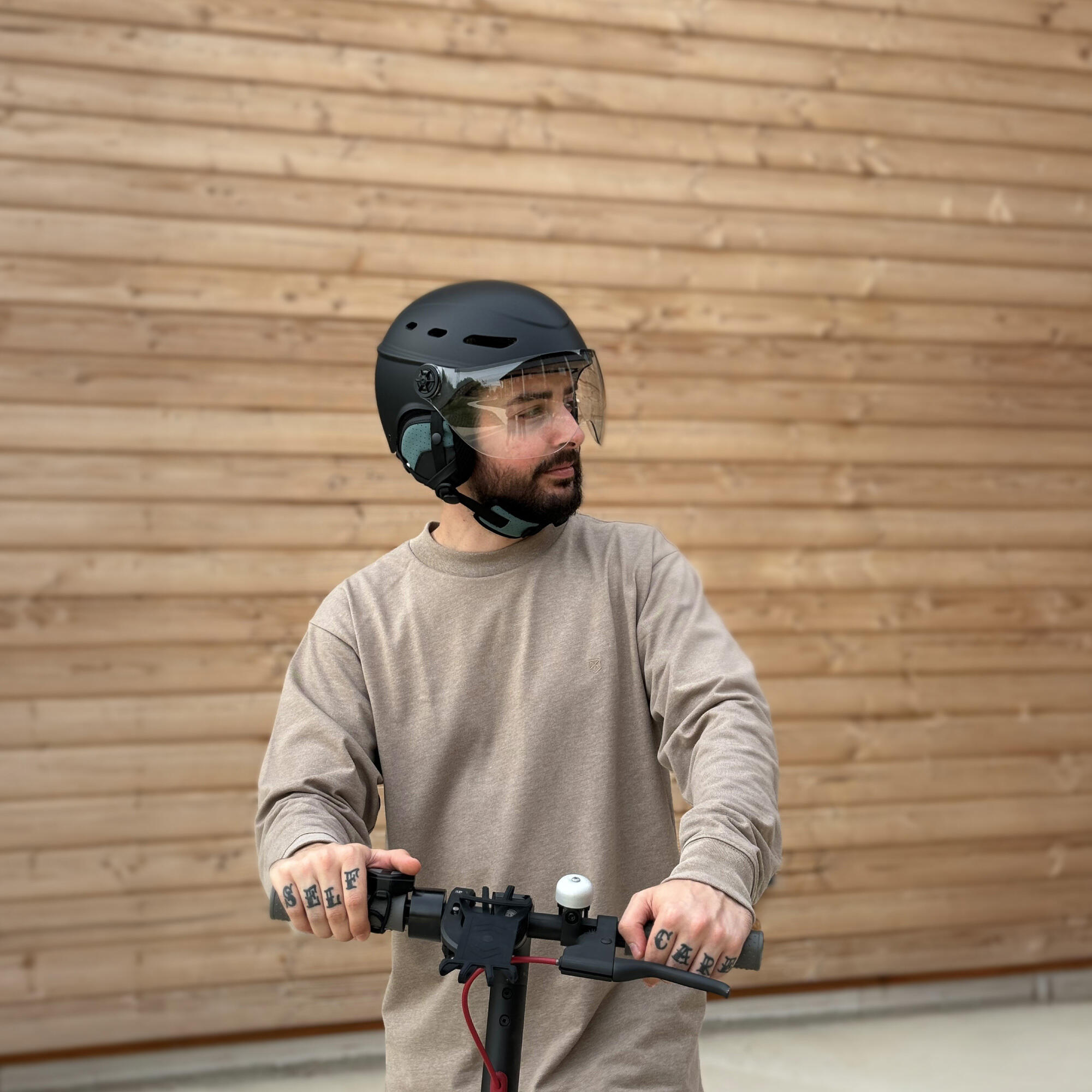 T'nB - Casque Visor avec visière Taille L (tour de tête 58-62 cm) - noir 5/7