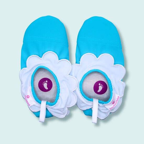Chaussons intérieur, plage, piscine, aquatique, enfant, Fleur, taille petit