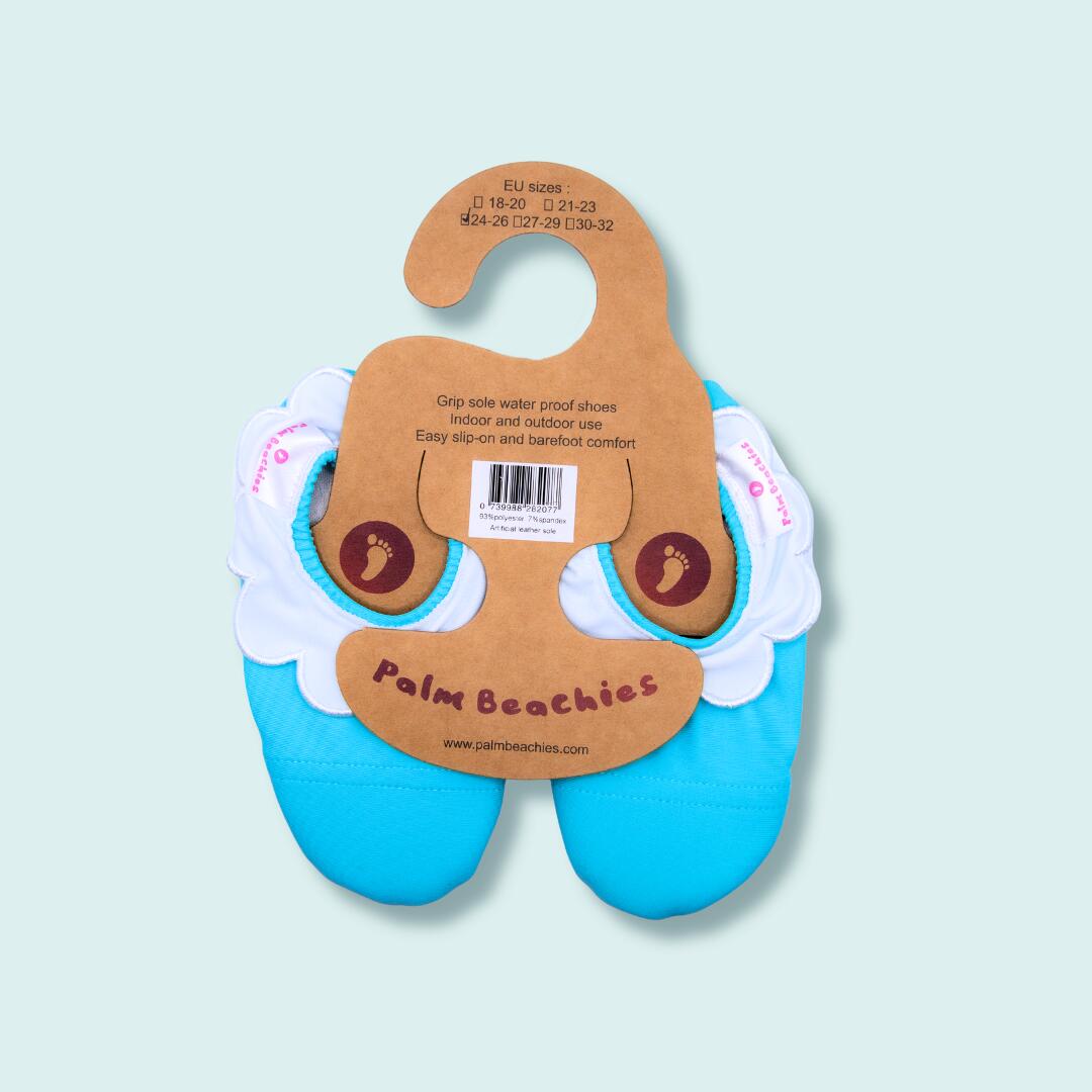 Sapatos de água, praia, piscina, crianças, flor tamanho pequeno 4/4