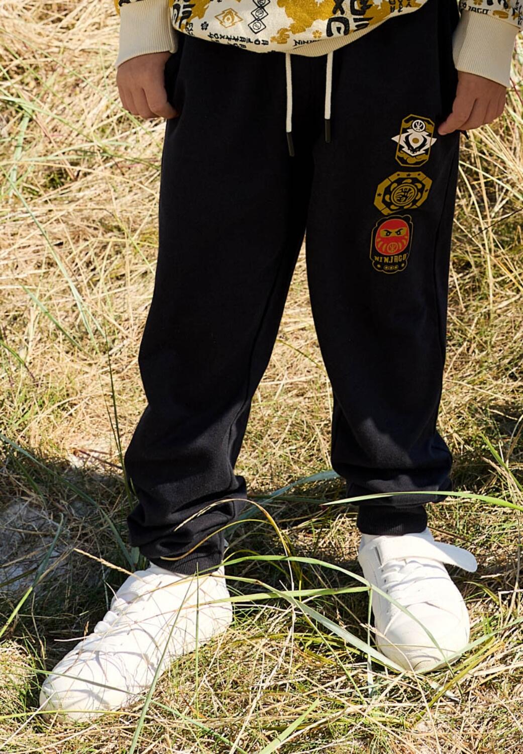 Spodnie Dresowe Dziecięce LEGO Ninjago Pino207 Czarne