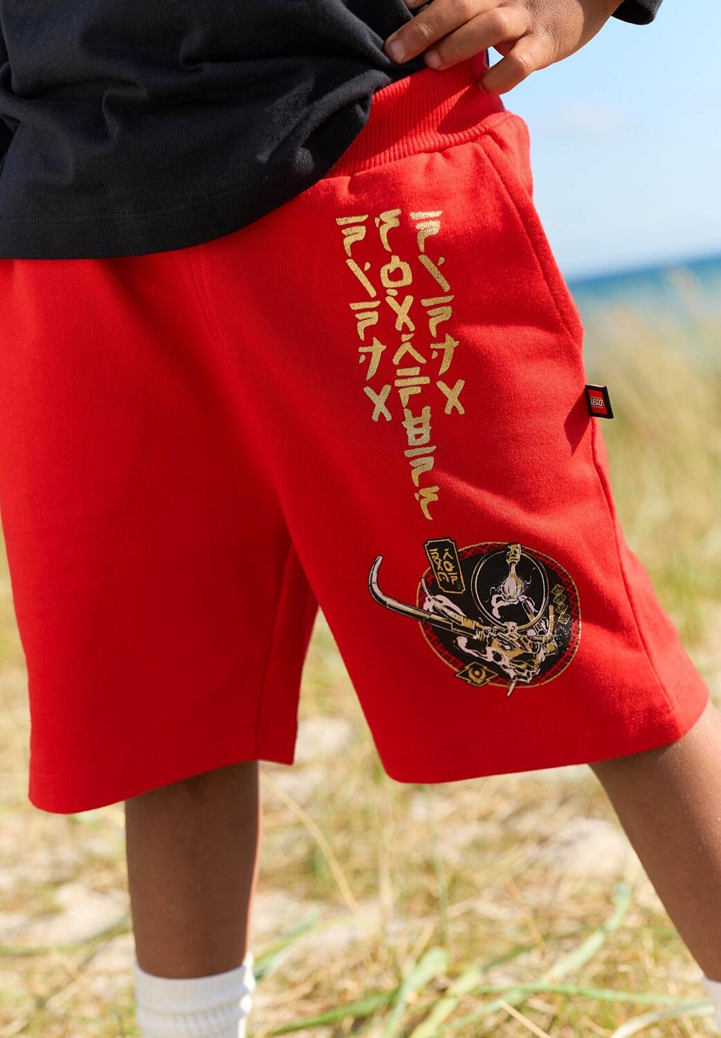 Spodenki Chłopięce LEGO Ninjago Pino208 Czerwone