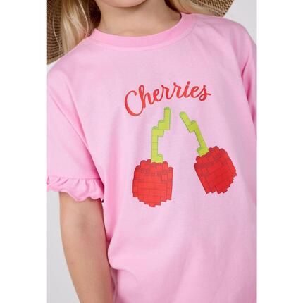 Koszulka Dziewczęca LEGO Tuna205 Różowa