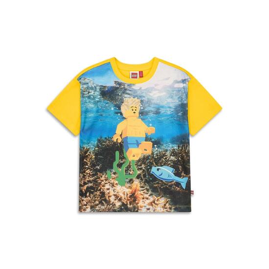 Koszulka Chłopięca LEGO Taj218 Żółta