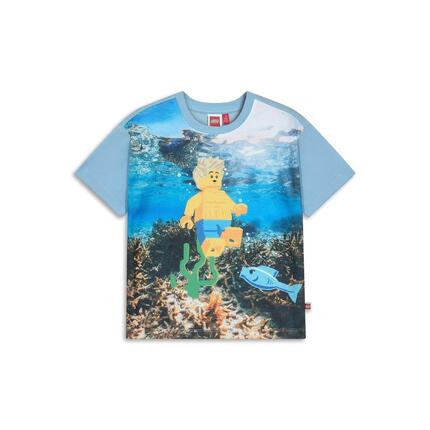 Koszulka Chłopięca LEGO Taj218 Niebieska