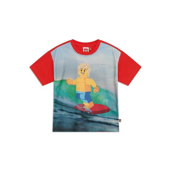 Koszulka Dziecięca LEGO Taj215 Czerwona