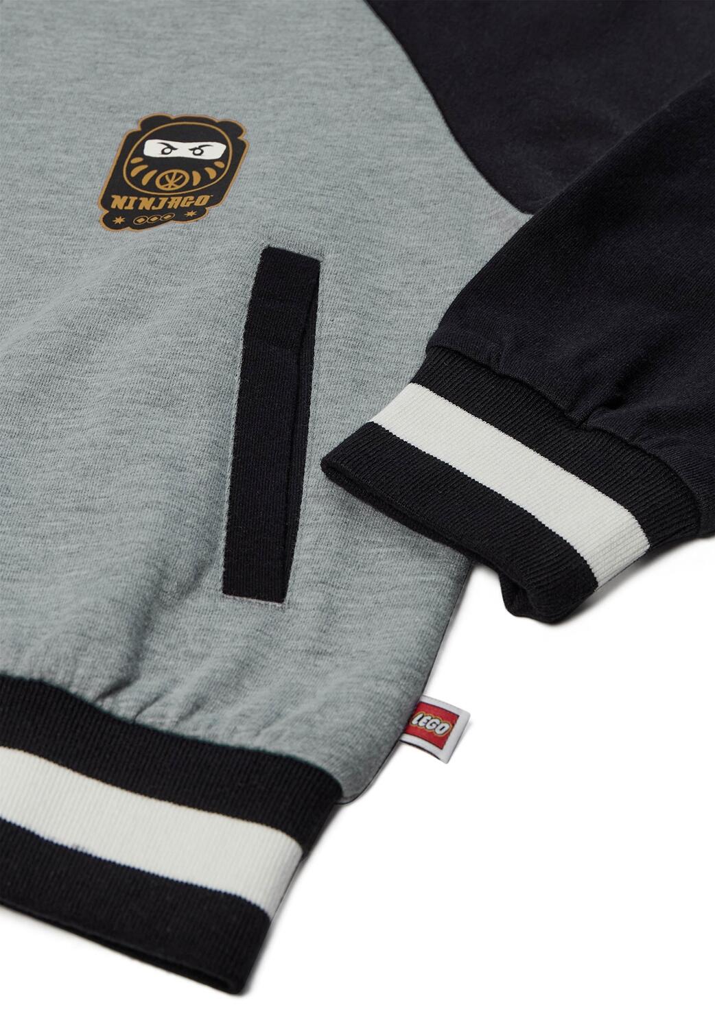 Bluza Rozpinana Chłopięca LEGO Ninjago Jian200 Szara 4/5