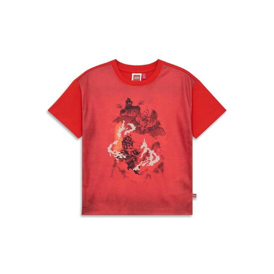Koszulka Chłopięca LEGO Ninjago Taj203 Czerwona