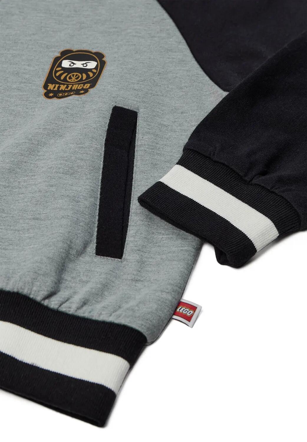 Bluza Rozpinana Chłopięca LEGO Ninjago Jian200 Szara 4/5