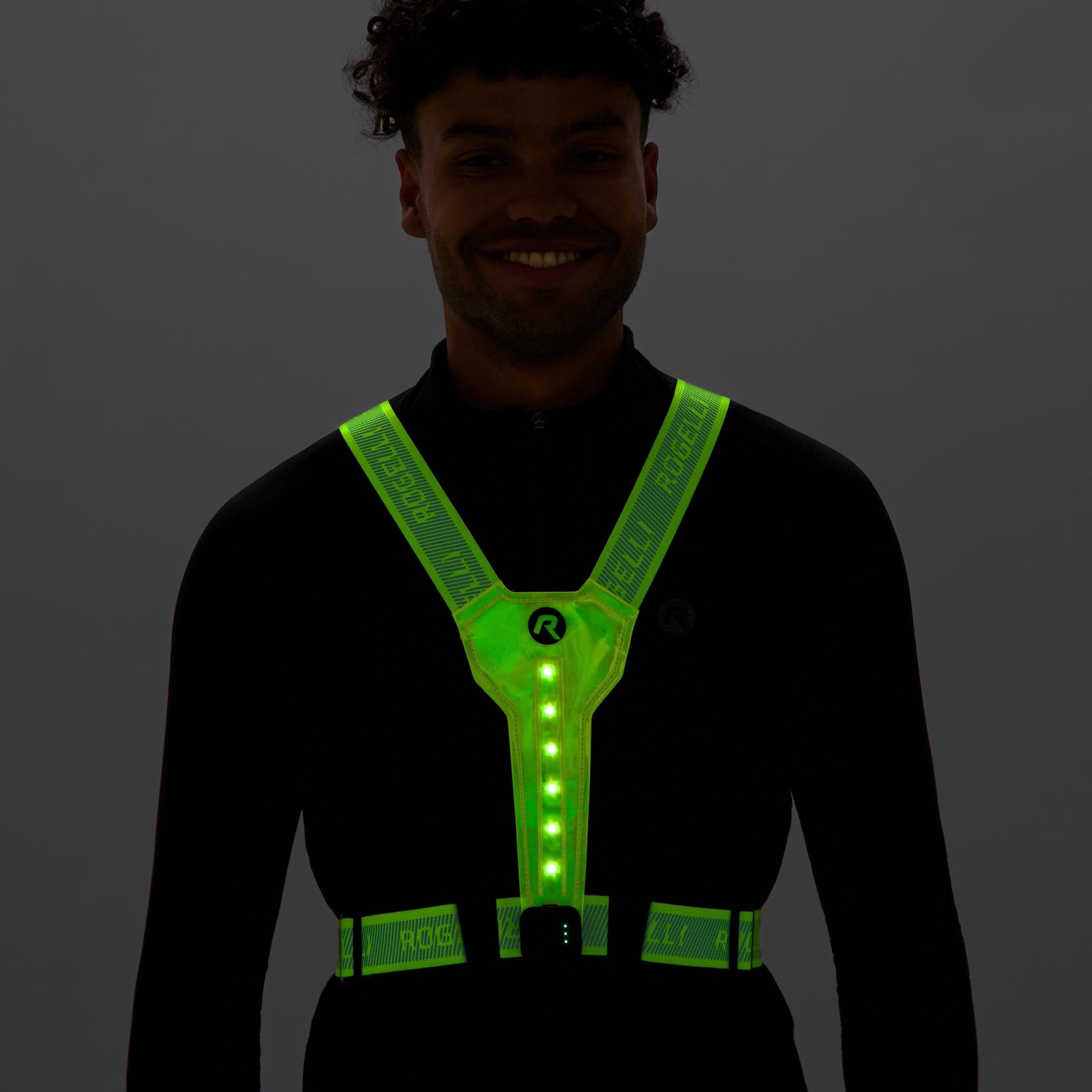 Hardloop Verlichting - USB Reflecterend LED Hardloopvest 5/7