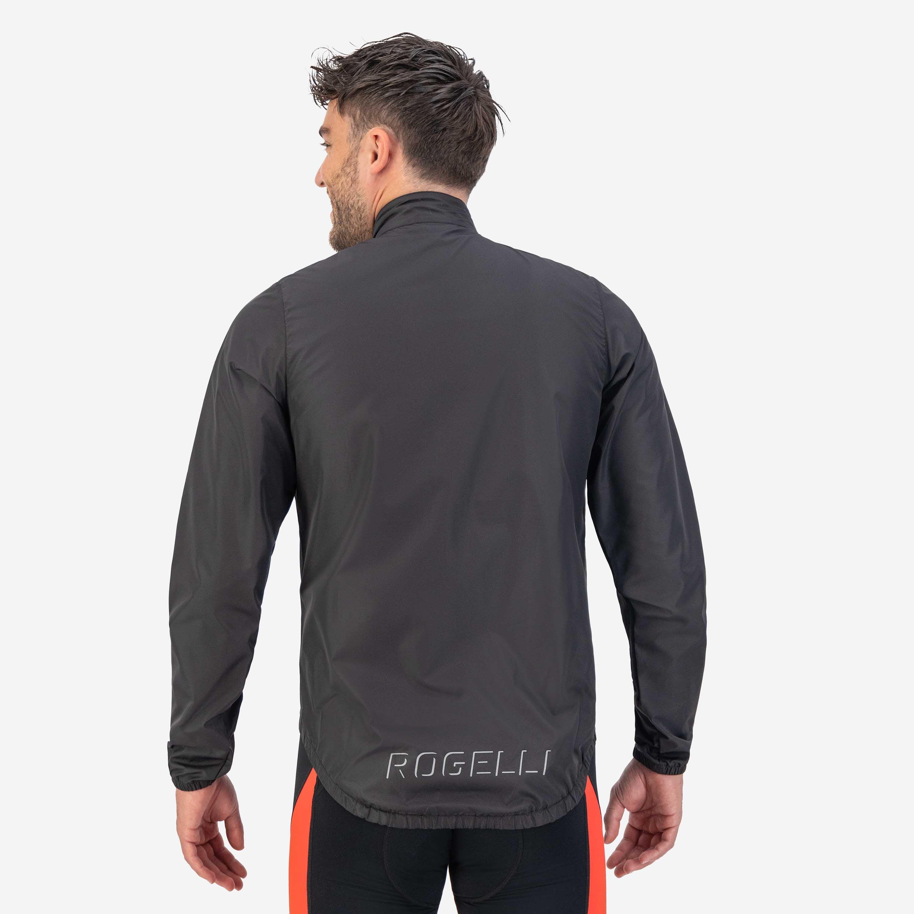 Veste Vélo Homme Coupe-Vent à Manches Longues Core Noir 5/7