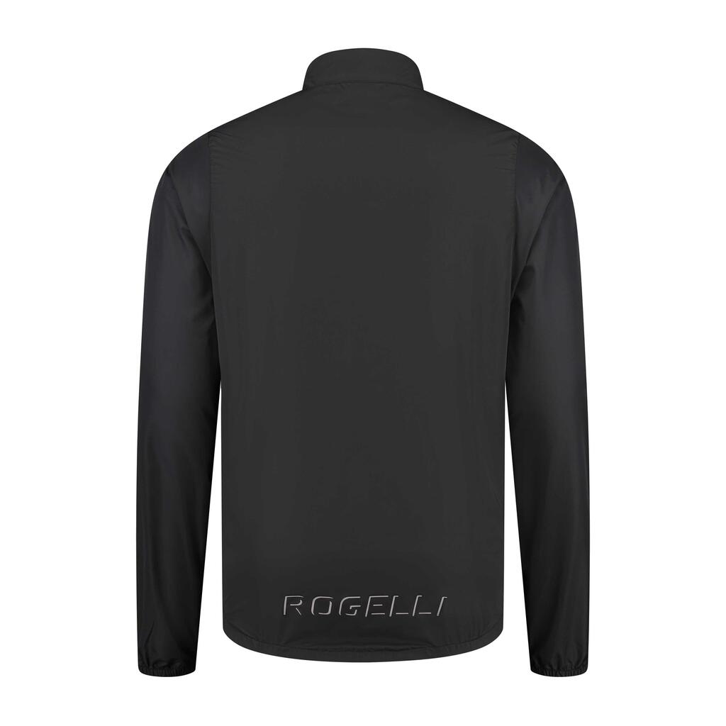 Men's Cycling Wind Jacket Windproof Packable Core Black
