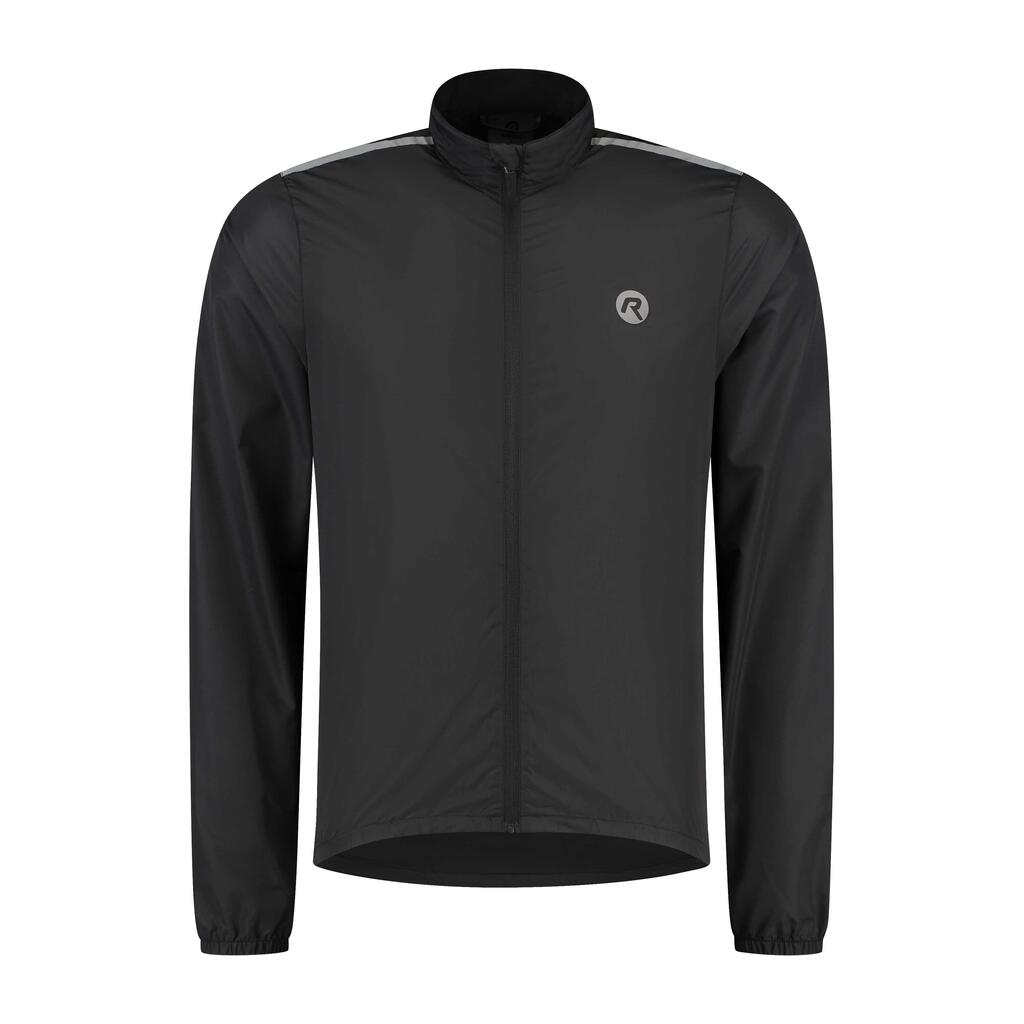 Men's Cycling Wind Jacket Windproof Packable Core Black
