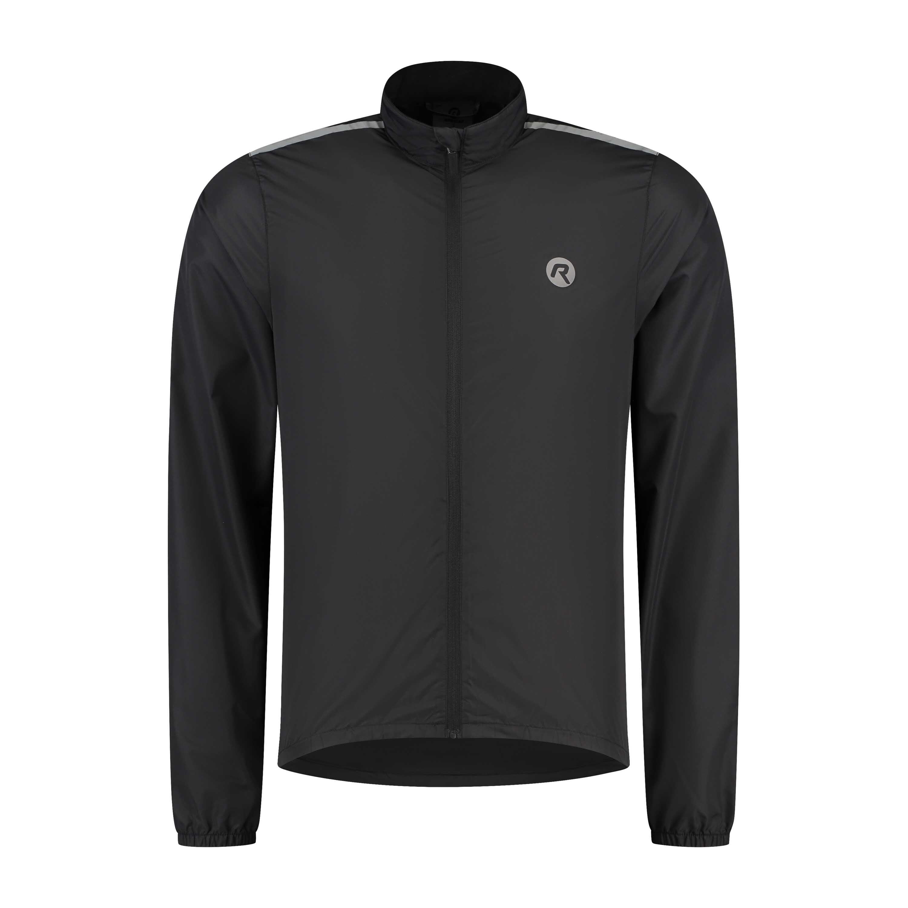Veste Vélo Homme Coupe-Vent à Manches Longues Core Noir 2/7