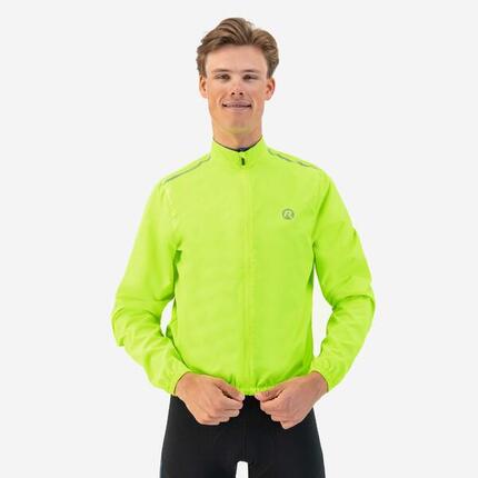 Veste Vélo Homme Coupe-Vent à Manches Longues Core Noir
