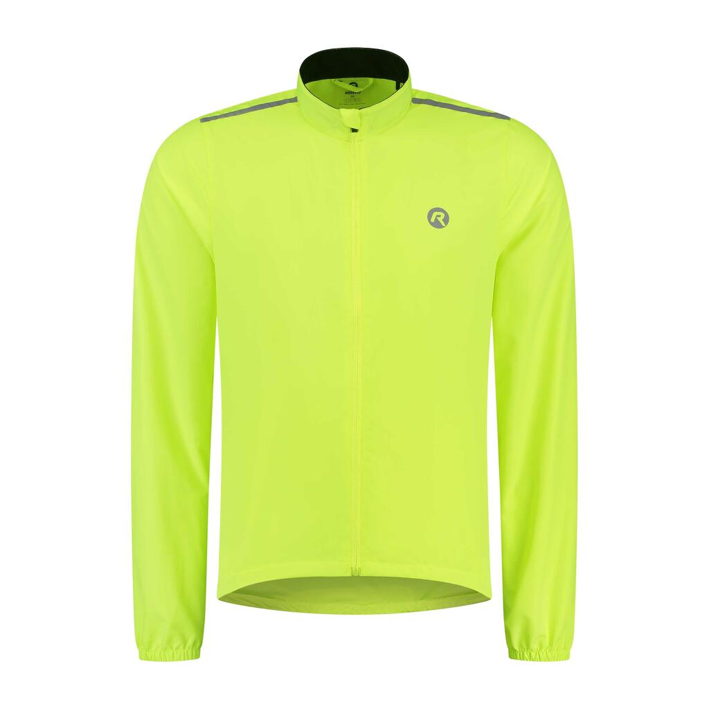 Men's Cycling Wind Jacket Windproof Packable Core Yellow