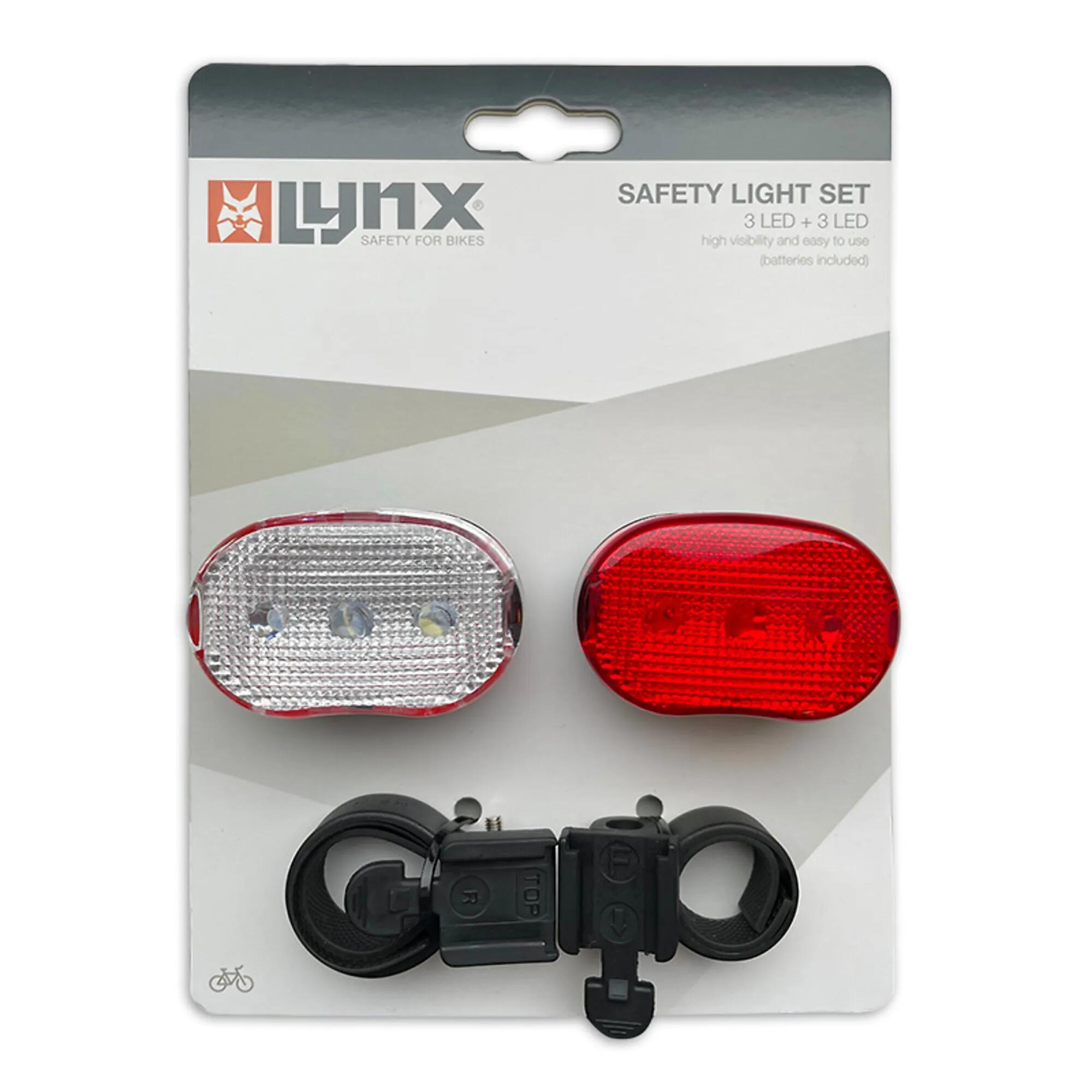 Lynx Conjunto de Iluminación Clásico para Ciclistas 3/4