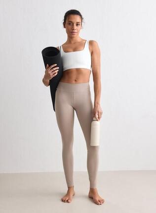 Femme Leggings Taille mi-haute Évacuation de l'humidité Noir