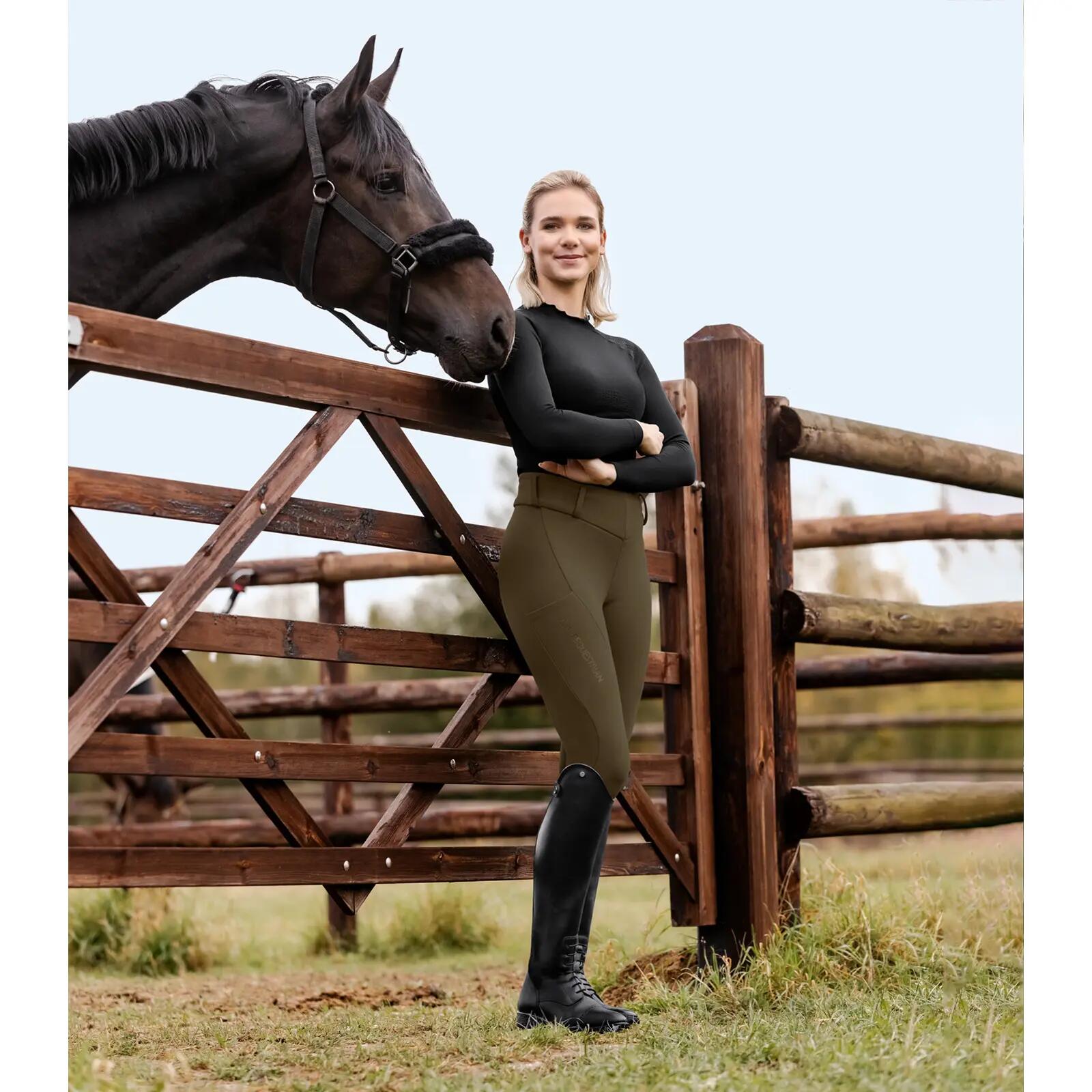 Leggings da concorso termici full grip donna ELT Rena 2/4