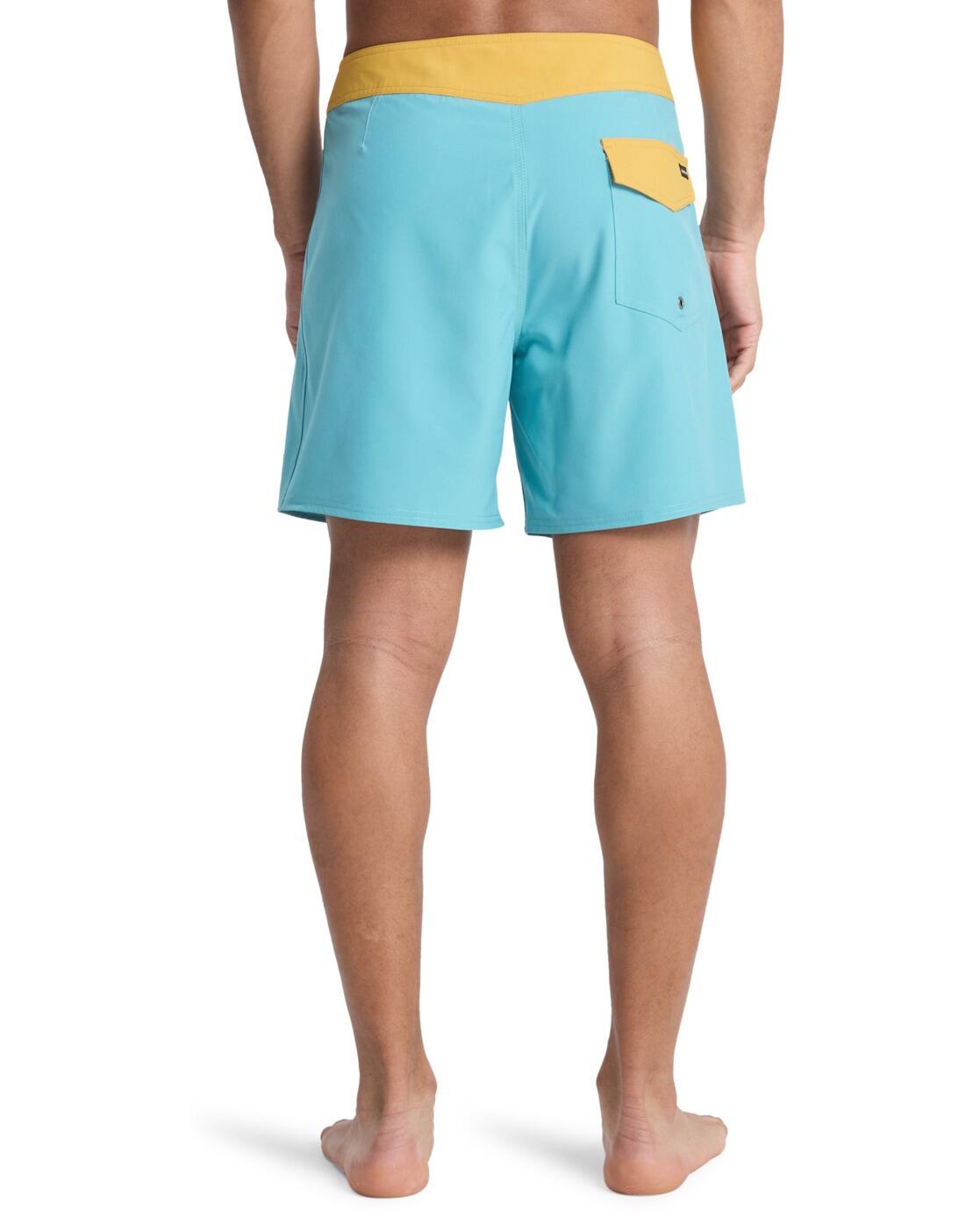 Boardshort SURFSILK KAIMANA 16" Bleu Homme 3/4