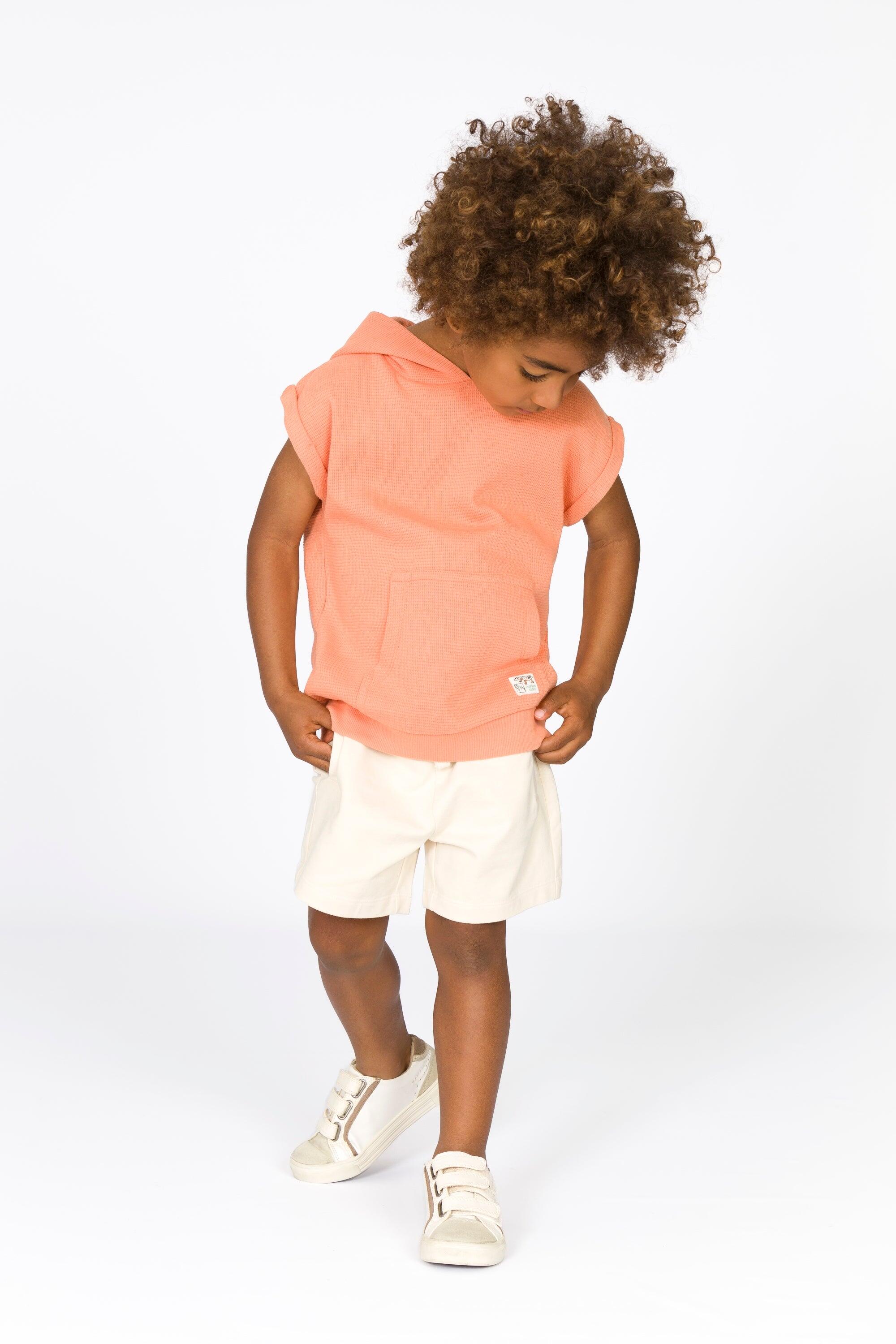 Bermuda niño beige cintura elástica 2/4