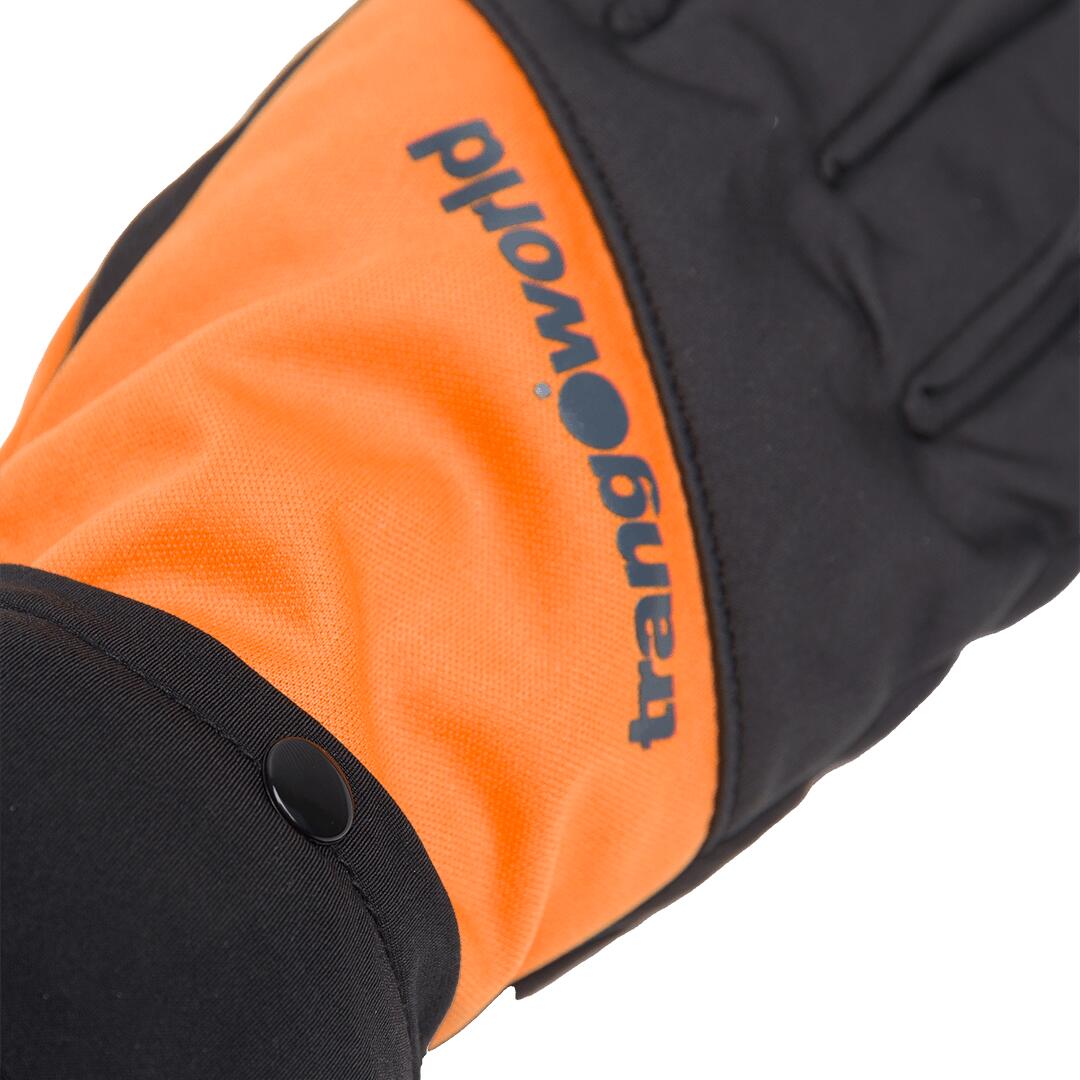 Guantes Trangoworld Tetuam Gris/Naranja de caña media 2/3