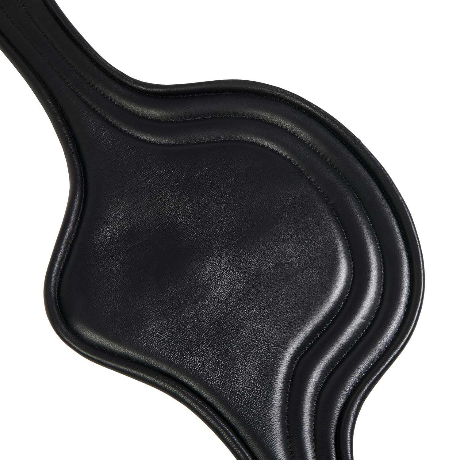 Cincha de salto en cuero con refuerzos protectores 6/6