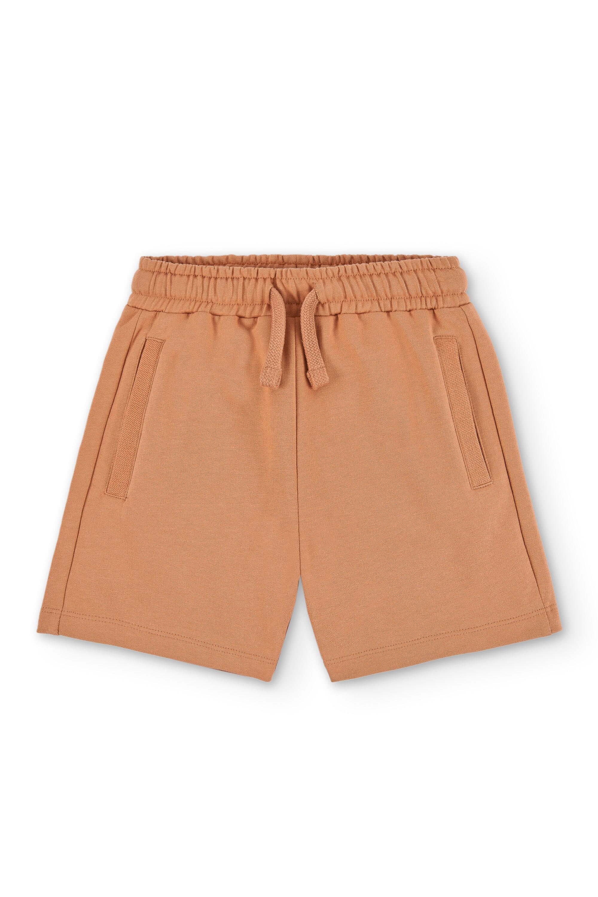 Bermuda niño naranja cintura elástica 1/4