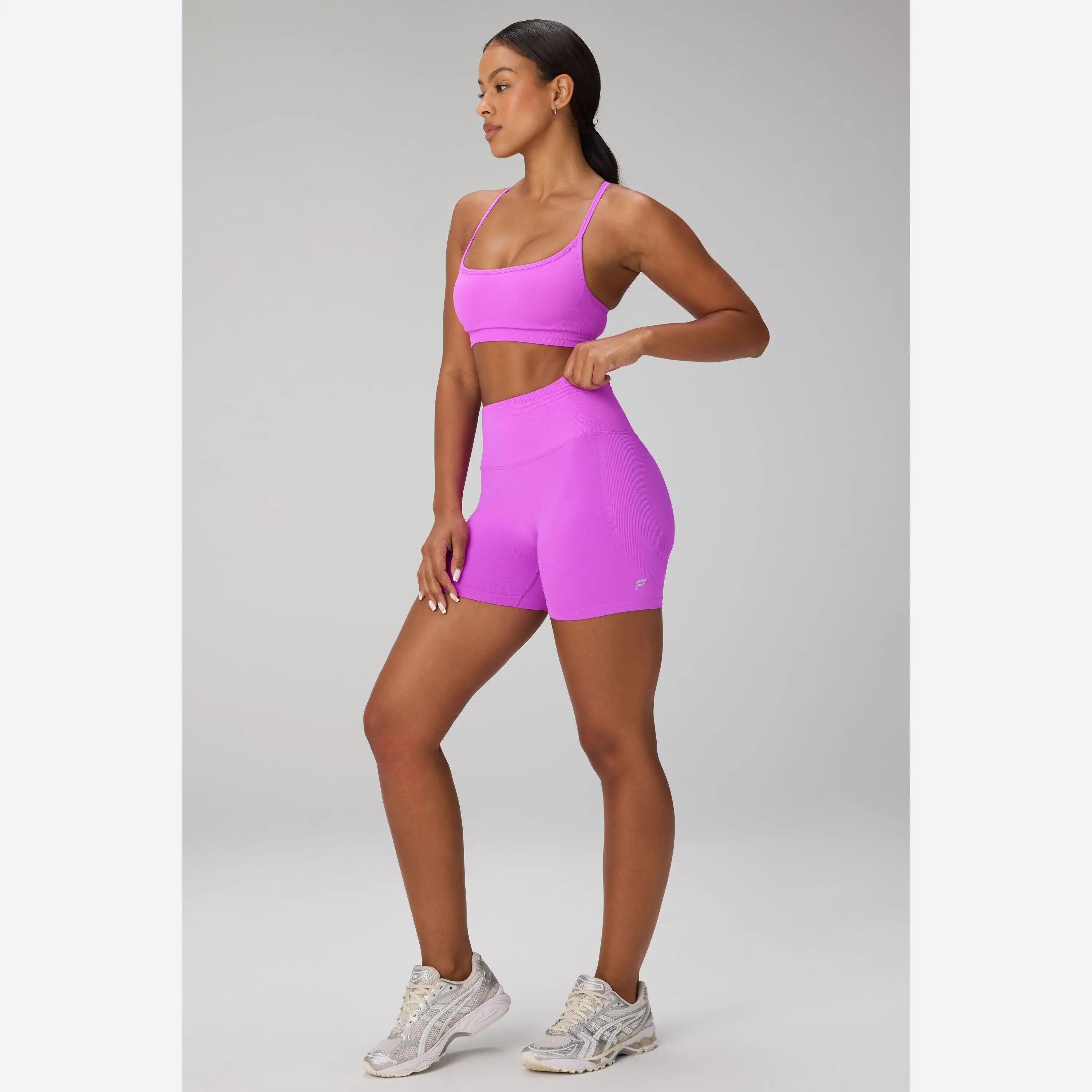 Shorts Pour Femmes Seamless Scrunch Short 4" En Matière Extensible 4/4