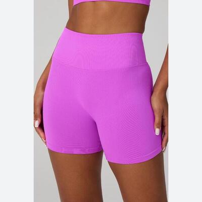 Dames shorts seamless scrunch short 4" van elastisch materiaal