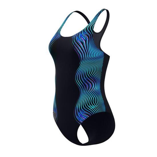 Maillot de bain Speedo Sprint Medalist noir/turquoise