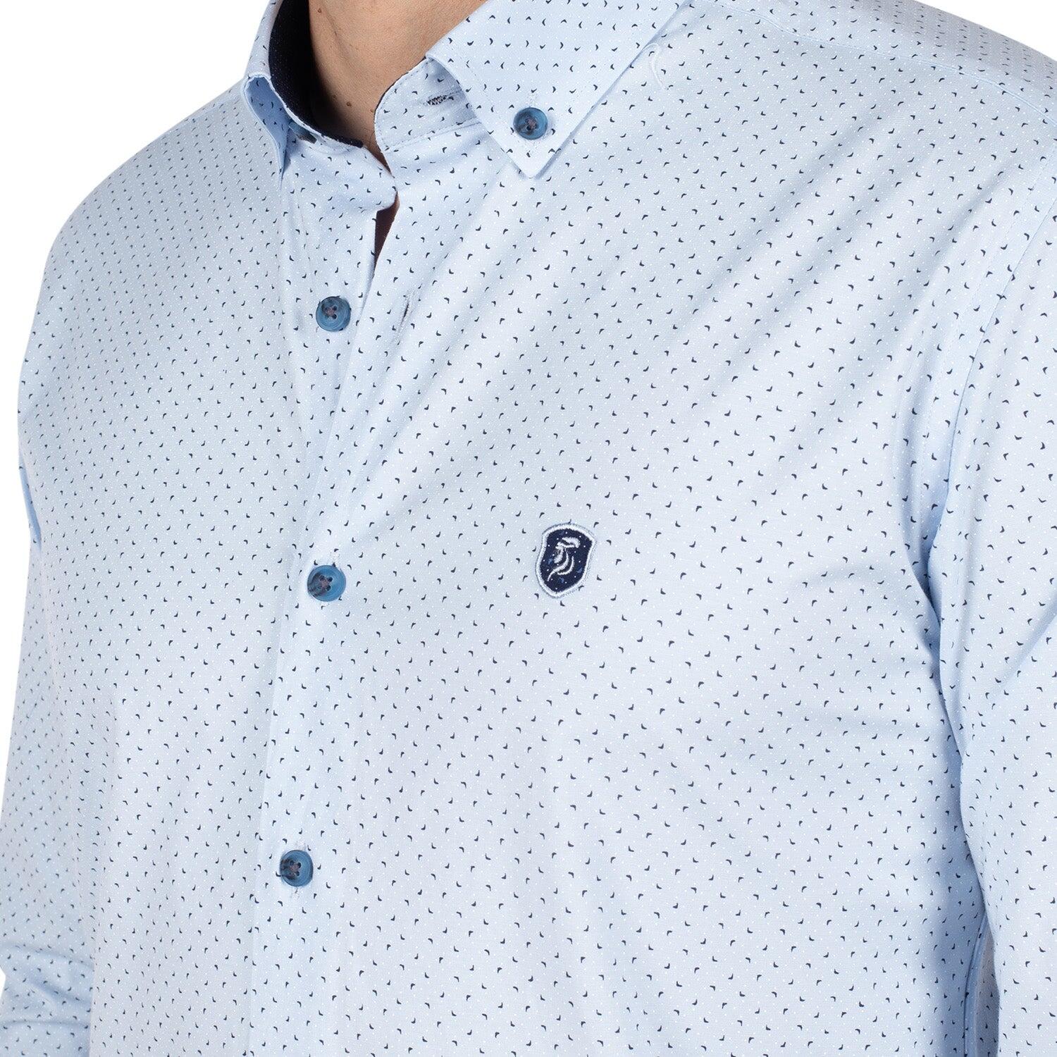 Chemise liberty motif homme 3/4