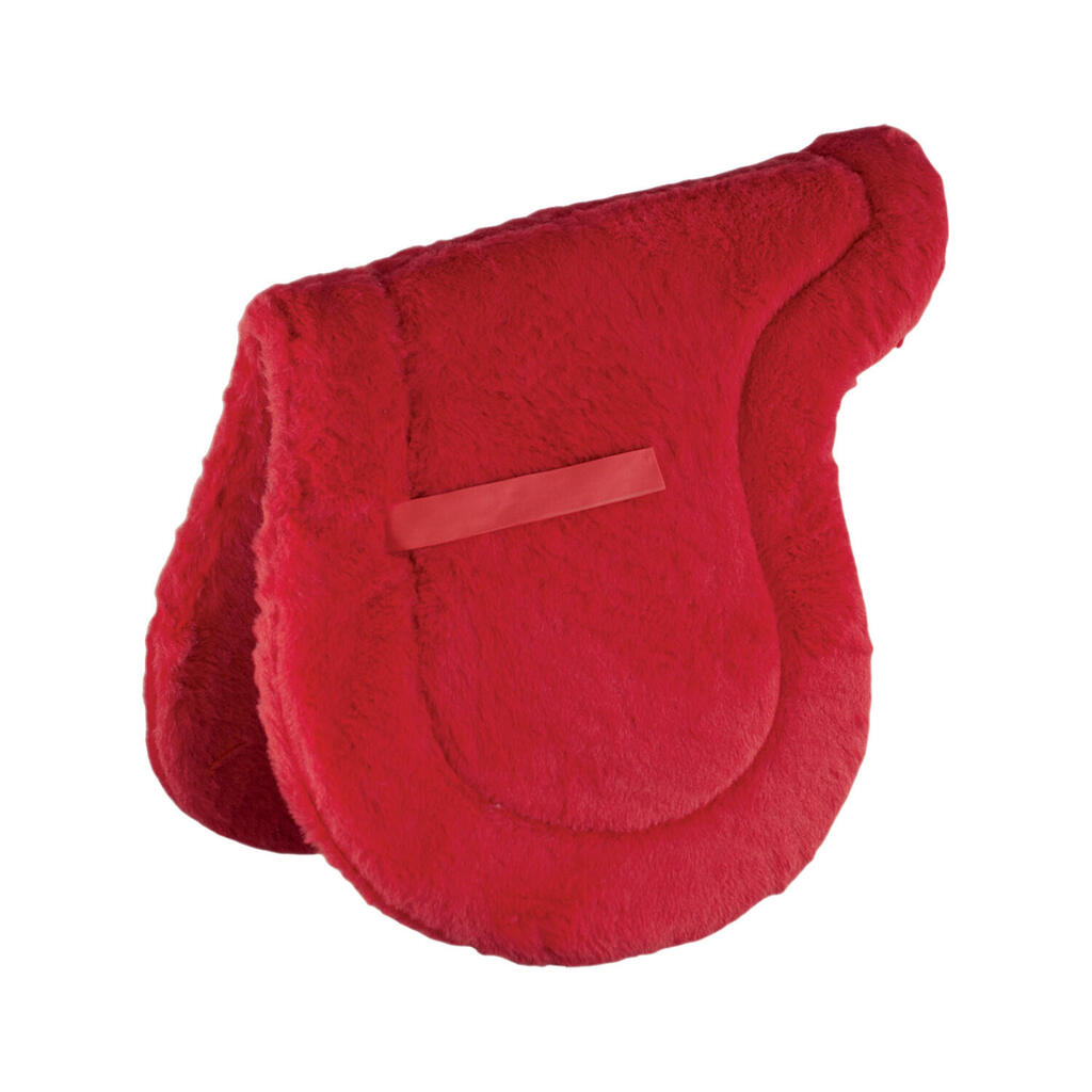 English saddle pad synthetic wool