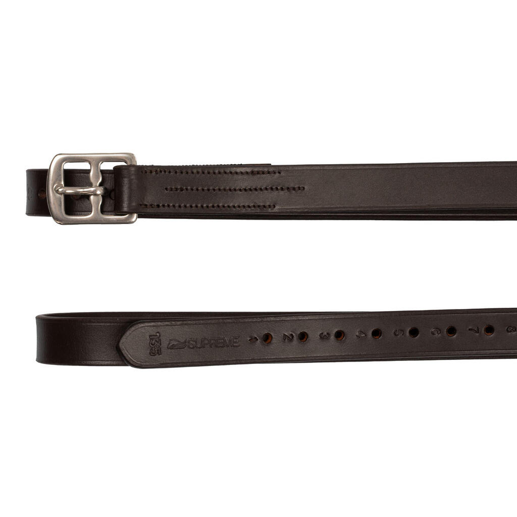 Stirrup leather with ss fitting